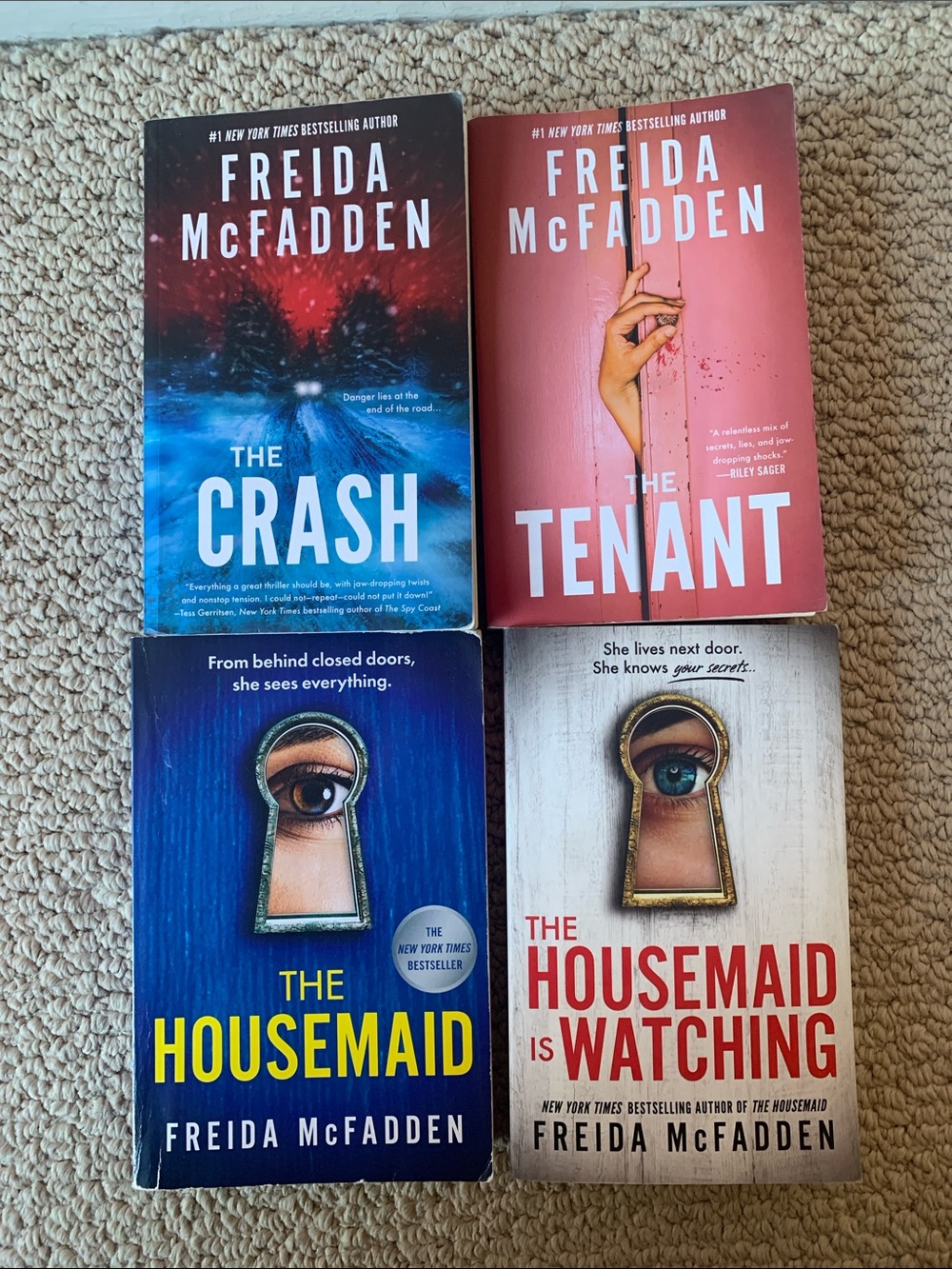 Freida McFadden Book Bundle - four of her thriller novels